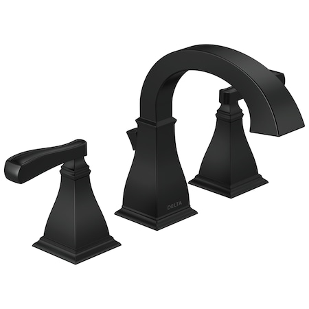 Delta Lakewood Two Handle Widespread Bathroom Faucet 35718-BL-DST