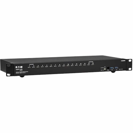 Tripp Lite HDMI/USB KVM SWITCH 16-PORT 4K60HZ USB PERIPHERAL SHARING 1UR B024-H4U16