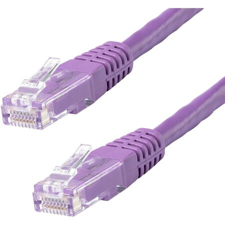 Startech.Com 25ft CAT6 Ethernet Cable Purple Cat6 PoE C6PATCH25PL