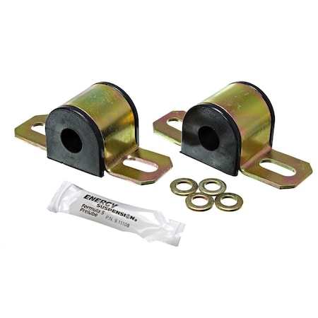 Energy Suspension Stabilizer Bar Mount Bushing, 3/4 Inch Bar Diameter; Black; Polyurethane; Non-Greaseable 9.5106G