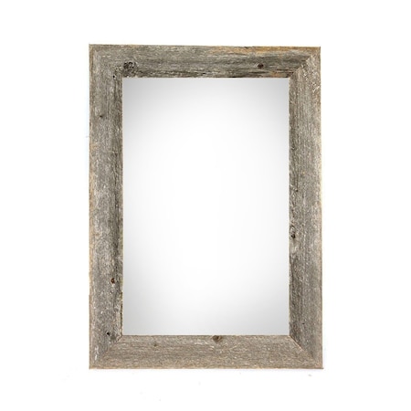 Homeroots 10" x 20" Gray Solid Wood Hanging Picture Frame 386496