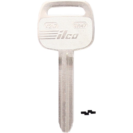 Ilco Toyota Nickel Plated Automotive Key TR47 / X217, 10PK IAF01435113