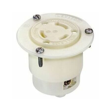 Leviton Industrial Grade Flanged Outlet 30 Amp, 600 Volt 2656