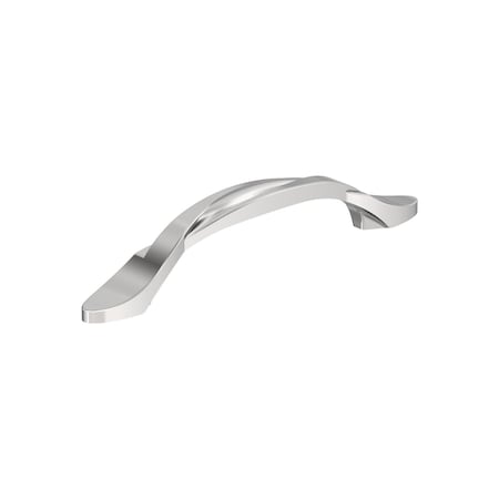 Amerock Intertwine 3-3/4 inch (96mm) Center-to-Center Polished Chrome Cabinet Pull, 10PK 10VMP2117226