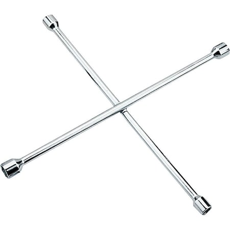 Prosource Lug Wrench, Hex Socket, 17, 19, 21 and 23 mm Socket, 20 in L, Carbon Steel, Chrome JL-AT-TGCW10133L