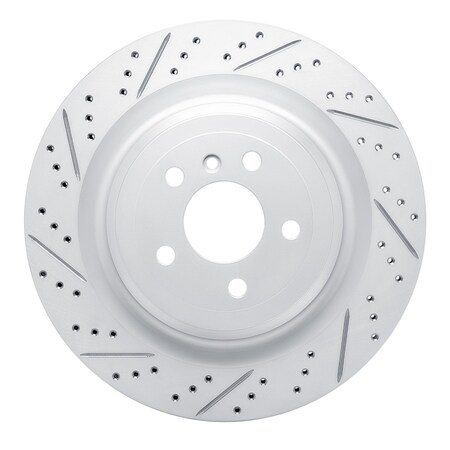 Dynamic Friction Co DFC Geoperformance Rotor - Drilled and Slotted 830-63150L