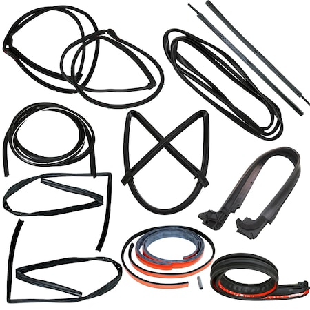 Fairchild Industries Weatherstrip Kit, 1997-2006, Jeep Wrangler KD3012-12