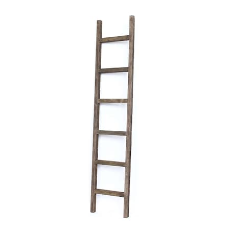 Homeroots 73" X 15" Espresso Wood Hanging Dimensional Sculpture 380329