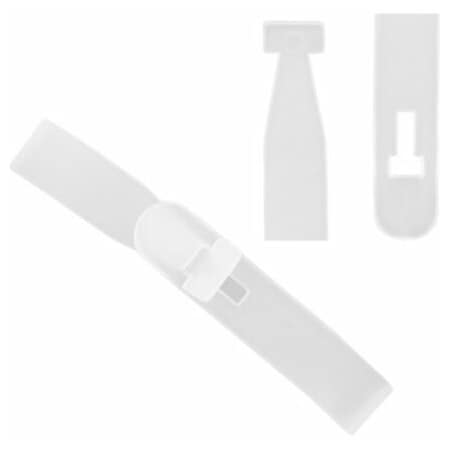 Brady CLEAR VINYL inTin LOCK STRAP, SEMI-RIGID, 5 7/8 X 3/8in 149 X 9MM, 2430-1000