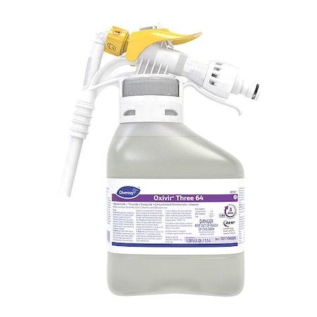 Diversey Disinfectant, 1.5 L, Bottle, PK2 101106006