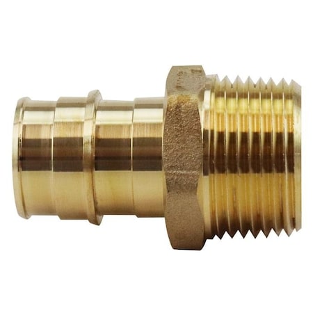 The Mosack Group 3/4 BRASS PEX-A X 3/4 MALE ADAPTER EPXMA3434