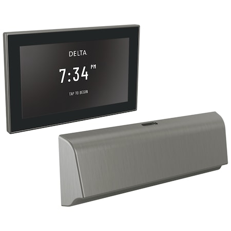 Delta Universal Showering Components Unilateral Digital Steam Package In Lumicoat Black Stainless 5CB-550L-KS-PR