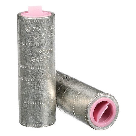 3M OpenBarrelSplice, Pink, Aluminum, 35kV 13350