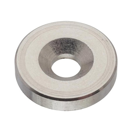 Zoro Select Countersunk Washer, Fits Bolt Size #5 , Stainless Steel Plain Finish Z9978-316