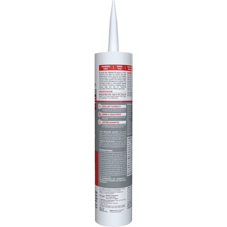 Ge Silicone 1 Tub & Tile White 10.1 Oz. Cartridge 2749484