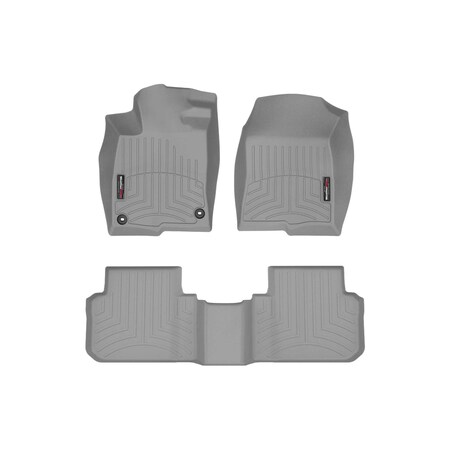 Weathertech Grey, Front and Rear Floorliners 461692-1-4