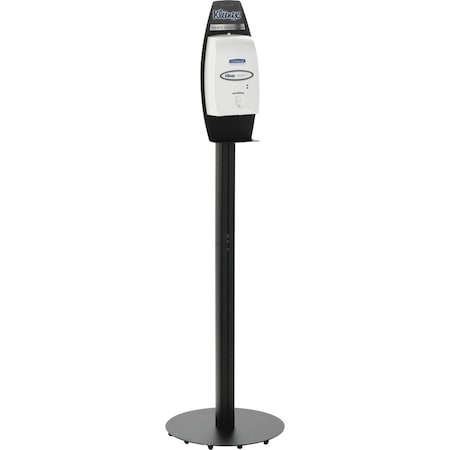 Kimberly-Clark Professional Dispenser Stand, ICON Series, 57 1/2 in Height, Adjustable, Portable, Black, Use With 11329, 92147 11430
