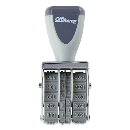 Offistamp Traditional Date Stamp, 5 Years, 1in x 0.12in 034516