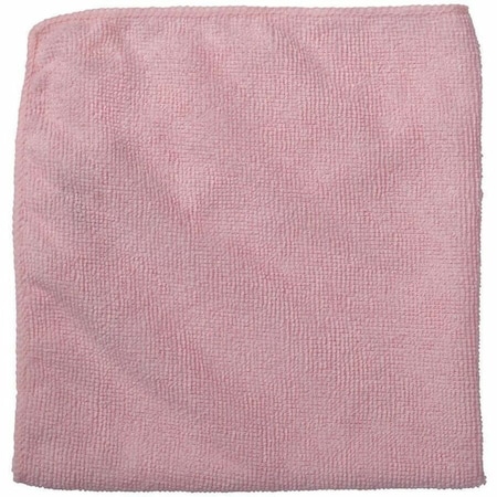Rubbermaid Commercial Microfiber Cleaning Cloths, 16 x 16, Pink, PK24 1820581