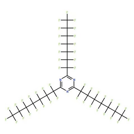 Ak Scientific 2, 4, 6-Tris(pentadecafluoroheptyl)-1, 3, 5-triazine (100mg), CAS 21674-38-4 7821AJ-100mg