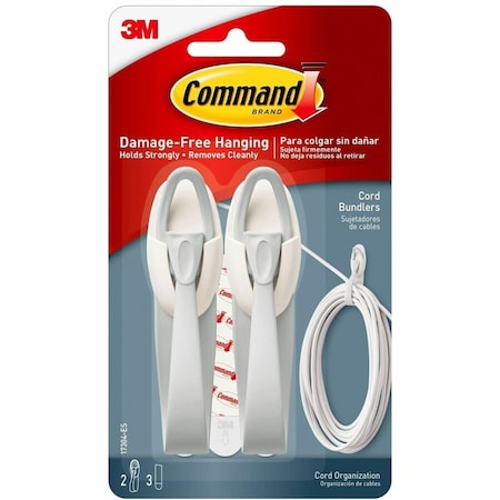 3M Cable Bundler, Plastic, White, 3.63 in L 17304-ES
