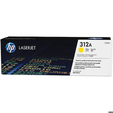 Hp 312A Yellow Original LaserJet Toner Cartridge, 2,700 Yield CF382A
