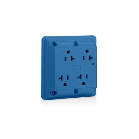 Leviton Straight Blade Receptacle, 5-20R, 20 A, 125V AC, Grounded 5490-BU