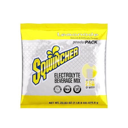 Sqwincher Sports Drink Mix Powder 23.83 oz., Lemonade 159016040