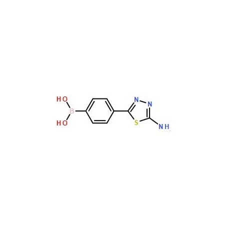 Ak Scientific 4-(5-Amino-1, 3, 4-thiadiazol-2-yl)phenylboronic acid (250mg), CAS 957034-52-5 V9647-250mg