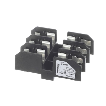 Aaon Fuse Block, 600 Volt, 30 Amp, 3 Pole P77460