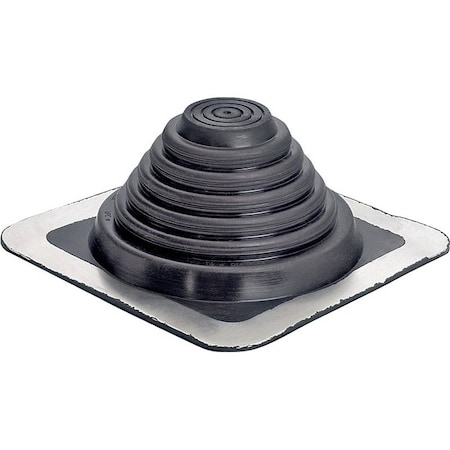 Hercules Master Flash Series Roof Flashing, 8 in OAL, 8 in OAW, EPDM Rubber 14052