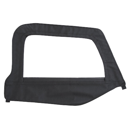 Smittybilt 9706 WRANGLER TJ SOFT TOP DOOR SKIN W/ FRAME PASSENGER SIDE BLACK DIAMOND 79535