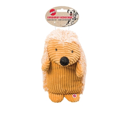 Spot Assorted Plush Corduroy Hedgehogs Squeak Dog Toy 1 pk 54127