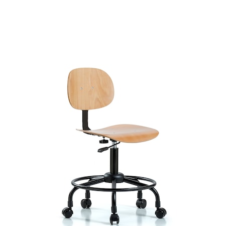 Blue Ridge Ergonomics Desk Chair, Wood, RT Casters BR-WDHCH-RT-RC