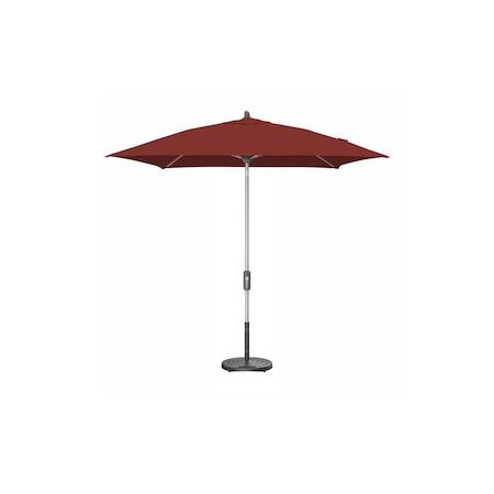 Treasure Garden 7.5 ft Square Patio Umbella, aluminum, fiberglass ribs, outdoor, Henna UM847SQ-SS 5407 Henna