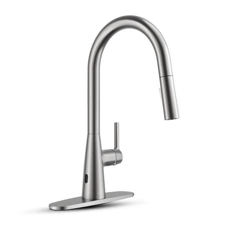 Anzzi Touchless Pull-Down Kitchen Faucet - Brushed Nickel KF-AZ701BN