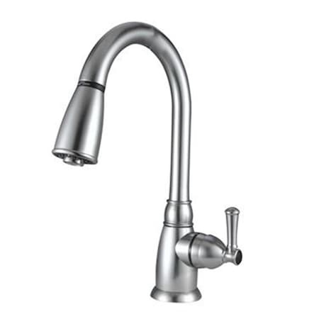 Dura Faucet DFPK160SN NonMetallic PullDown Rv D6U-DFPK160SN