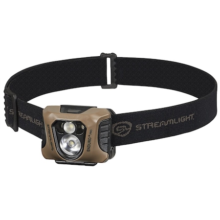 Streamlight Enduro Pro Spot/Flood Led Headlamp With White And Green Leds, Coyote, 1EA 61425