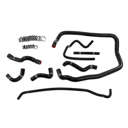 Hps Performance High Temp Reinforced Silicone Heater, Throttle Body and Expansion Tank Coolant Hose Kit, Black,  57-2138-BLK
