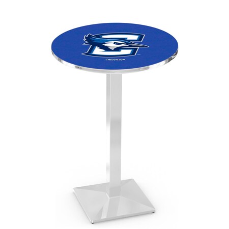 Holland Bar Stool Co 36" Chrome Creighton Pub Table, 36" dia. Top L217C3636Crghtn