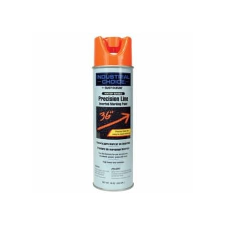 Rust-Oleum Industrial Choice M1600/M1800 System Precision-Line Inverted Marking Paint, 17 oz, 12PK 647-203036
