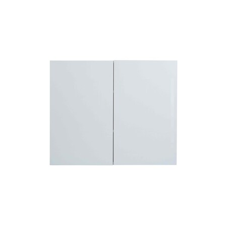 Cambridge Radiance 24 in. W x 12 in. D x 30 in. H Ready to Assemble Slab Wall Kitchen Cabinet in White Gloss SA-W2430-WG-KIT