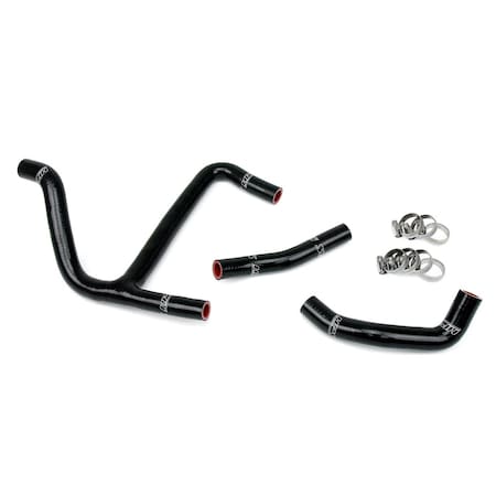 Hps Performance High Temp Reinforced Silicone Radiator Coolant Hose Kit, Black,  57-1256-BLK