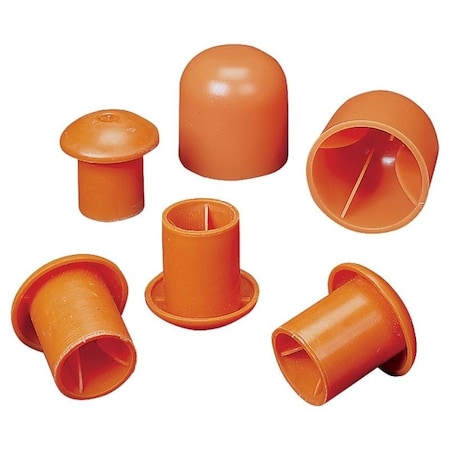 Mutual Industries 146402 Rebar Cap, 2 in Dia Rebar, Orange 14640-2/1202-3520