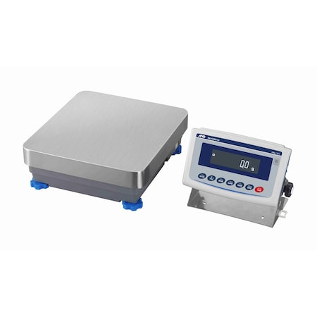 A&D Apollo Precision Balance 62,000 g x 0.1 g, 15.2 x 13.5 pan, detached display, IP65, internal cal GX-62001LS