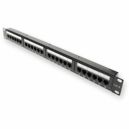 Add-On Addon 19-Inch Cat6 24 Port Patch Panel ADD-PPST-24P110C6