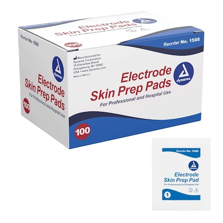 Dynarex Electrode Skin Prep Pad, 1000PK 1508