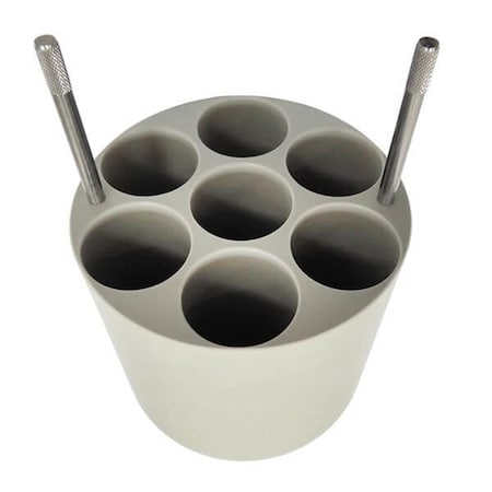 Endless Games 7 x 50 ml Rotor Rack for Round Bottom Tubes, 2 9mm dia. Tube RB, 2PK EN1847418