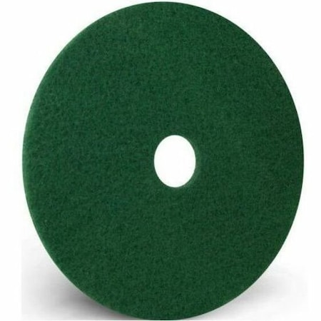 Americo Scrubbing Pads, 17 Diameter, Green, PK5 400317