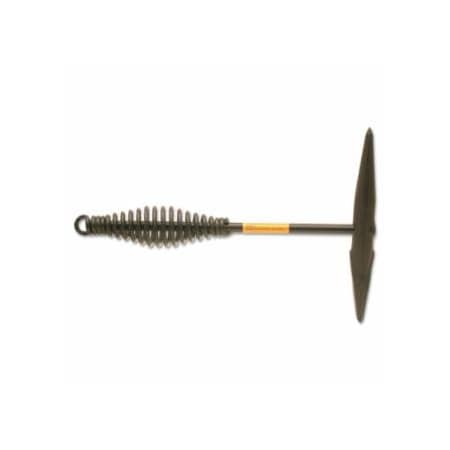 Lenco Spring Handle Chipping Hammer, 10 in OAL, 16 oz Head Wt, Cross Chisel and Pick, Steel 380-09030